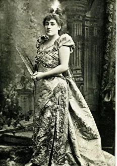 Mlle Prints: Amy Augarde as Mlle Lange in La Fille de Madame Angot