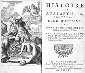 Images Dated 20th May 2011: Anabaptists Allegory