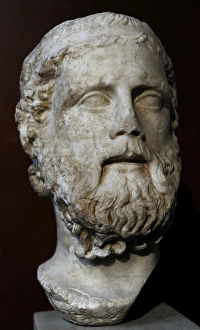 Images Dated 27th February 2013: Anacreon of Teos ( 582-485 BC). Bust