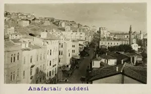 Minaret Prints: Anafartalar Caddesi, Ankara, Turkey - Street Scene