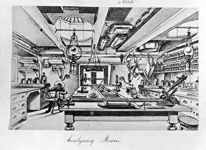 Analysis Prints: Analysing room on board H. M. S. Challenger
