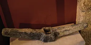 Galicia Prints: Anchor stock. Lead. From Punta del Molino, Port of Palamos