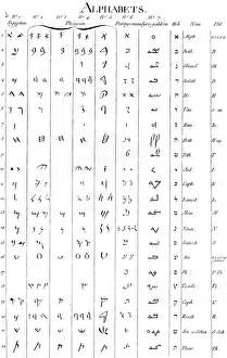 Images Dated 29th September 2011: Ancient Alphabets