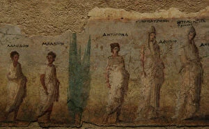 Frescoes Collection: Ancient Ancient Age Antigona Appoleia Art Atheno