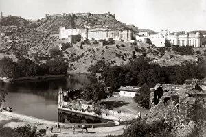 Amer Collection: Ancient city of Amer, India, circa 1880s - Now part of Jaipu