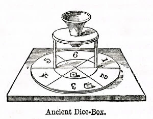 Images Dated 12th March 2019: Ancient dice-box