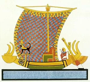 Images Dated 19th April 2012: Ancient Egyptian Galley