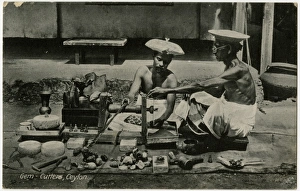 Apprentice Gallery: Ancient Gem Cutter and Apprentice - Sri Lanka