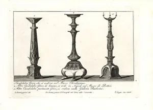 Candlestick Prints: Ancient Greek candelabra