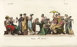 Font Prints: Ancient Greek women at their toilet