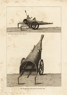 Respecting Prints: An ancient gun cart used at the Siege of Boulogne 1544