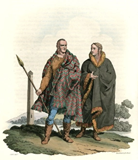Images Dated 8th June 2011: Ancient Irish Costume