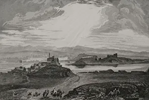Aubert Prints: Ancient Mesopotamia. Nineveh. Panoramic view of