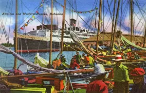 Bunting Prints: Ancient and Modern Nassau, Bahamas