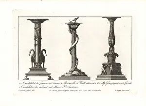 Candlestick Prints: Ancient Roman candelabra