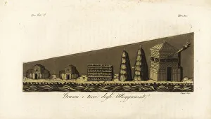 Purification Collection: Ancient Roman housing, barns and towers from Trajan s