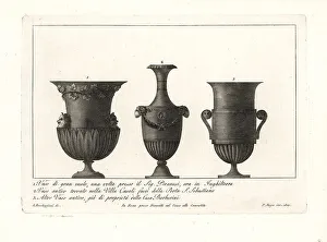 Etruscans Prints: Ancient Roman vases