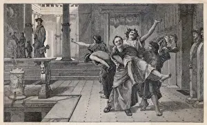 Celebrating Prints: Ancient Romans celebrating the Saturnalia