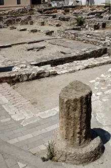 Ancient synagogue. V-VI century. Saranda. Republic of Albani