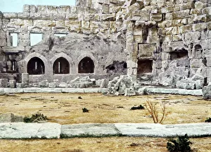 Ancient Temple site, Baalbec, Lebanon, Victorian period