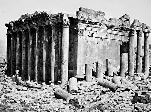 Ancient Temple site, Baalbec, Lebanon, Victorian period