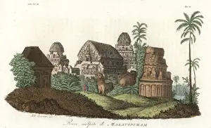Ancient temples and shrines in the city of