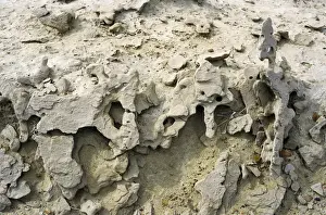 Ancient volcanic bombs - near extinct mud volcano