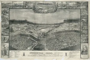 Andersonville Prison, Camp Sumter, Ga., as it appeared Augus Andersonville Prison, Camp Sumter, Ga., as it appeared Augus