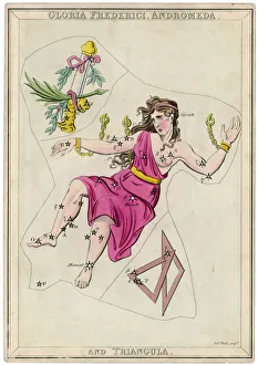 Constellation Gallery: Andormeda Star Map