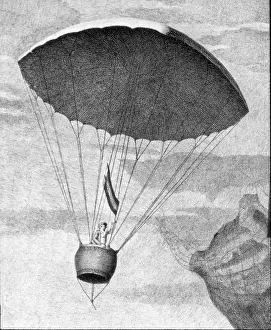 Monceau Prints: Andre-Jacques Garnerins descent