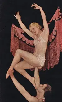 Bergere Prints: Andre and Romoff in L Usine a Folies at the Folies Bergere
