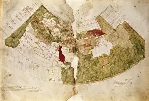 Marciana Prints: Andrea Biancos Atlas, 1436. Page 10. Map of