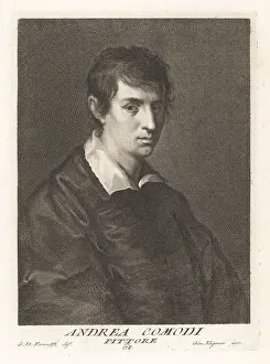 Medici Prints: Andrea Commodi, Italian painter of the early-Baroque period, 156