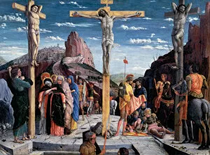 Painter Collection: Andrea Mantegna (1431-1506). Italian Painter. The Crucifixio