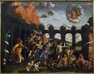 Images Dated 20th February 2008: Andrea Mantegna (1431-1506). Triumph of the Virtues