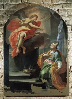 Andrea Miglionico (1663-1718). Annunciation to Saint Zachari