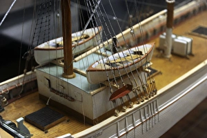 Images Dated 18th March 2012: Andreas Weide Brigantine, 1881. Model. Detail