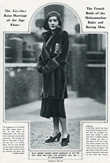 Khan Collection: Andree Carron, Begum Aga Khan