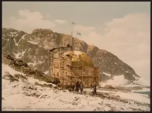 Spitzbergen Prints: Andrees Station at Danskoen (i. e. Danskoya), Spitzbergen