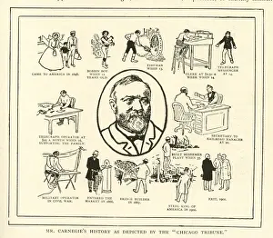 Tribune Prints: Andrew Carnegies history, Chicago Tribune