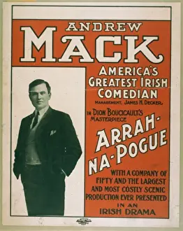 Masterpiece Prints: Andrew Mack, Americas greatest Irish comedian in Dion Bouci