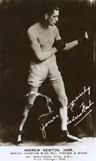 Marylebone Prints: Andrew Newton Jnr, World Champion middleweight boxer
