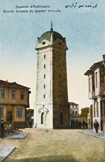 Adrianople Gallery: Andrinople, Turkey - Fountain of the Fire Quarter