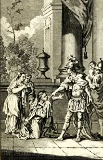 Andromache taken prisoner, in Epirus, by Pyrrhus