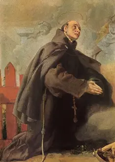 Angel bearer of the Eucharist. Detail of St. Paschal Baylon