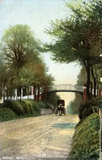 Croydon Prints: Angel Bridge, Sutton, Surrey