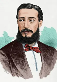 Mayor Prints: Angel Carvajal y Fernandez de Cordoba (1841-1898). Engraving
