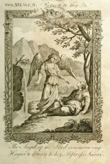 1787 Collection: Angel commanding Hagar to return to Sarah