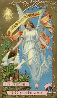 Mature Prints: Angel with Doves