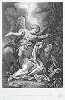 Biblical Collection: The Angel of the Lord appears to the Prophet Elijah